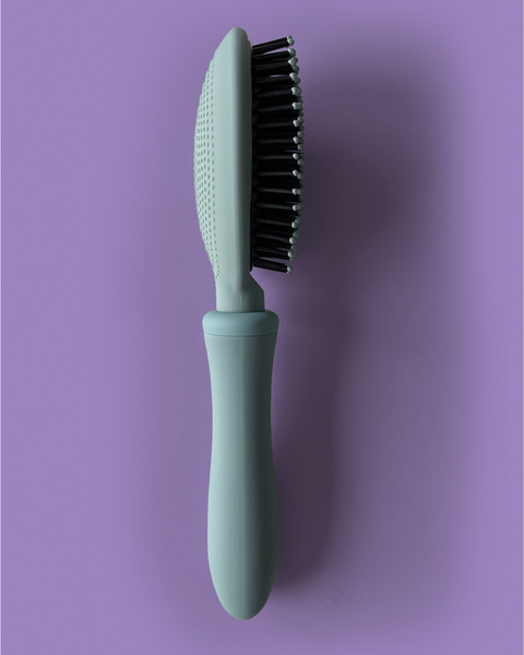 Вібруюча щітка для волосся Vibrating Brush Blue Grey Vibraliss