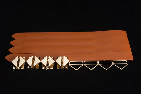 Uprząż Bondage Hogtie Set Brown LOCKINK