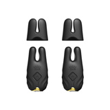 Vibrating Nipple Clamps Nave Obsidian Black Zalo