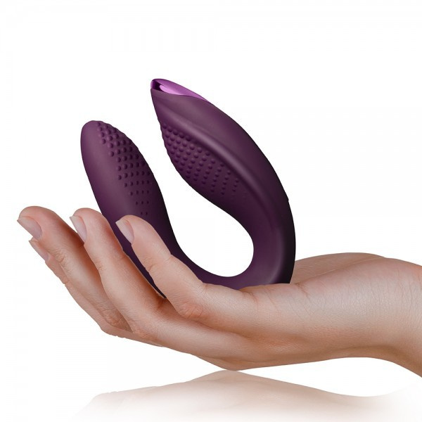 Wibrator dla par sterowany przy pomocy pilota Rocks-off Rock-Chick Diva Purple