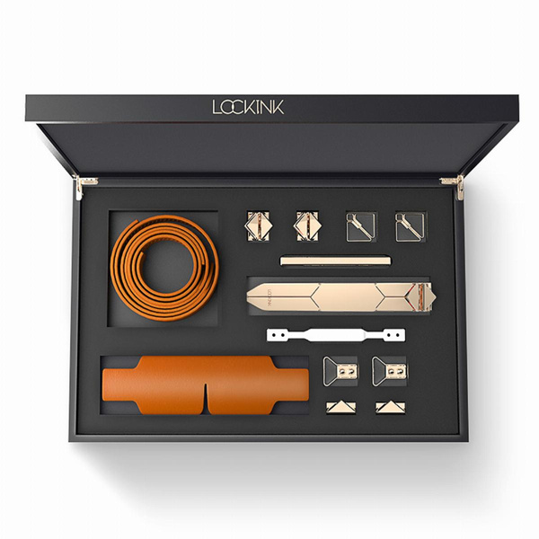 LOCKINK Teasing & Impact-Play Set Brown