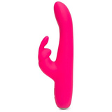 Вібратор-кролик Slimline Curve Rabbit Vibrator Pink Happy Rabbit