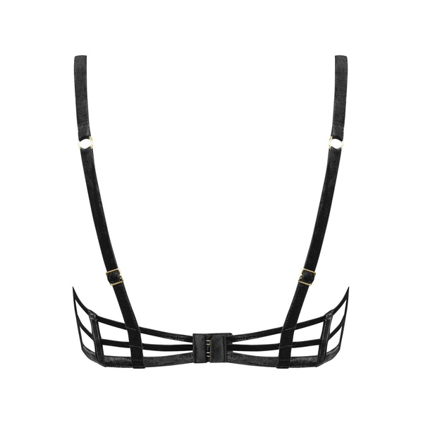 Komplet bielizny Petitenoir Set bra and brief XL Noir Handmade