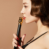 Гладка шкіряна плітка з головкою у формі троянди Zalo & Upko Leather Soft Whip UPKO