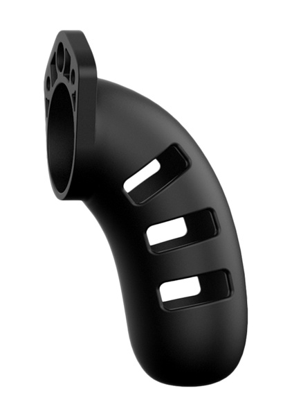 М’який Силіконовий Пояс Цнотливості Chastity Model 21 Silicone Cock Cage Black ManCage