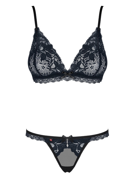 866-SET-1 two-piece set black L/XL