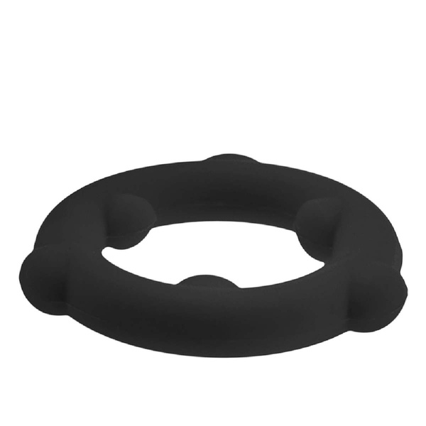 Pierścień erekcyjny [SIL] SPINNER Cockring Black Oxballs