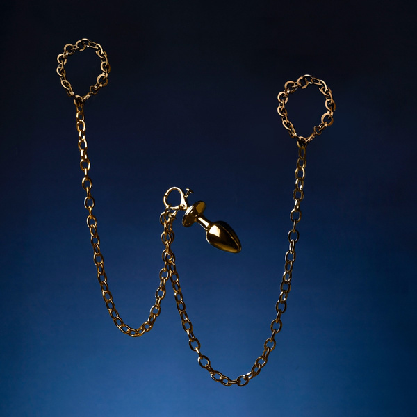Butt Plug & Binding Chain Set(including handcuffs)
