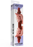 ToyJoy podwójne dildo Get Real Silicone Foreskin Double Dong 35cm