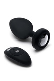 Анальний пробка Vibrating Jewel Plug Xxl Black b-Vibe
