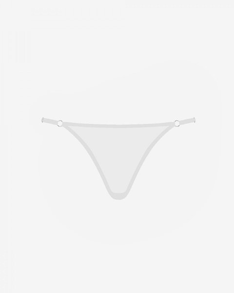 Thongs Ginny White L/XL Promees