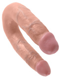Podwójne Dilda Cieliste 35Cm U-Shaped Medium Double Trouble King Cock