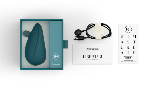 Stymulator Łechtaczki Liberty 2 Dark Petrol Womanizer
