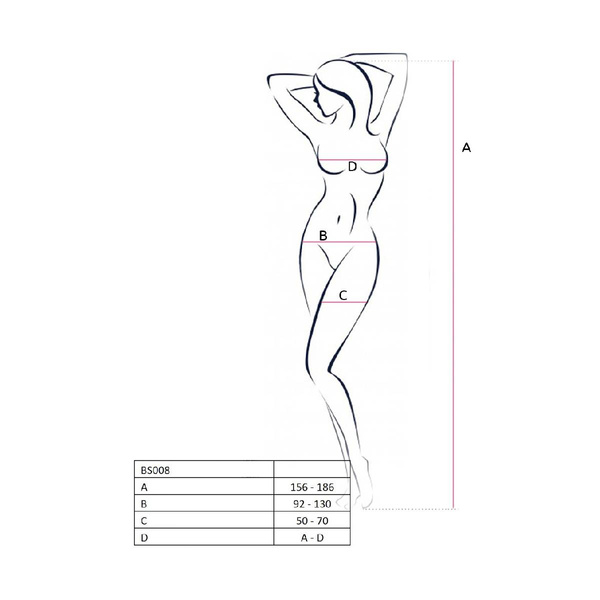 Bodystocking BS008 Black Passion