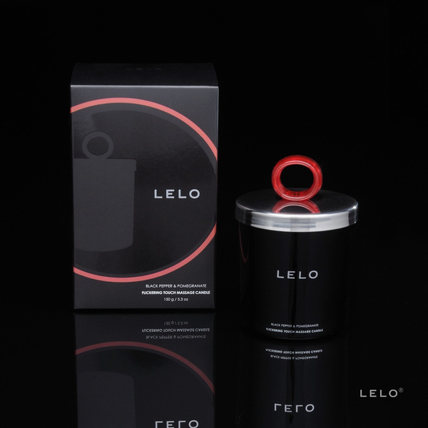 Lelo Flickering Touch Massage Candle Black Pepper & Pomegranate 150g