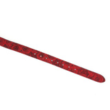 Liebe Seele Kinbaku Ukiyoe Red Rosy Lamb Leather Blindfold