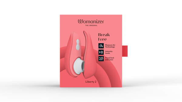 Стимулятор клітора Liberty 2 Vibrant Rose Womanizer