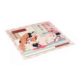 Підкова Kinbaku Ukiyoe Red Rosy Leather Mini Crop Liebe Seele