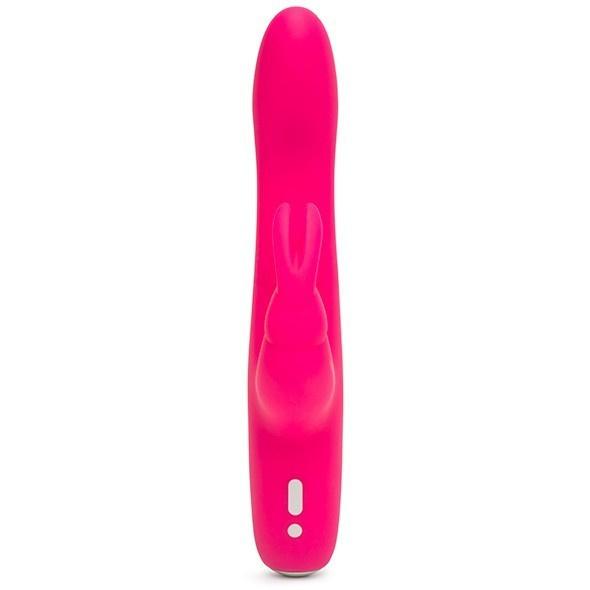 Вібратор-кролик Slimline Curve Rabbit Vibrator Pink Happy Rabbit