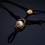 Moist Eyes G-String Clitoral Jewelry With Bead Stimulator UPKO