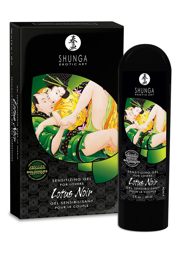 Shunga Lotus Noir Sensitizing Gel for Lovers 60ml