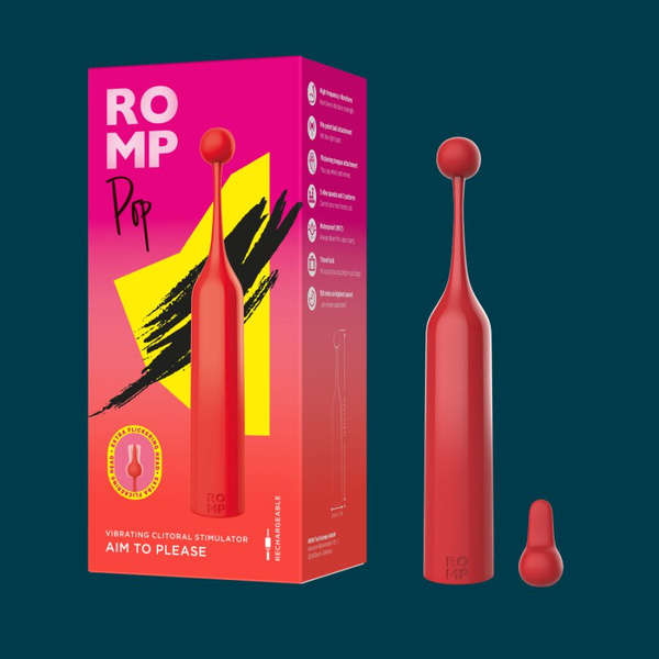 Clitoral Stimulator with Interchangeable Heads Pop Romp