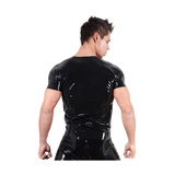 Lateksowa koszulka męska T-Shirt black XXL LateX