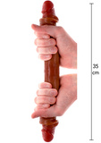 ToyJoy double dildo Get Real Silicone Foreskin Double Dong 35cm