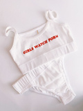 GWP White Panties L