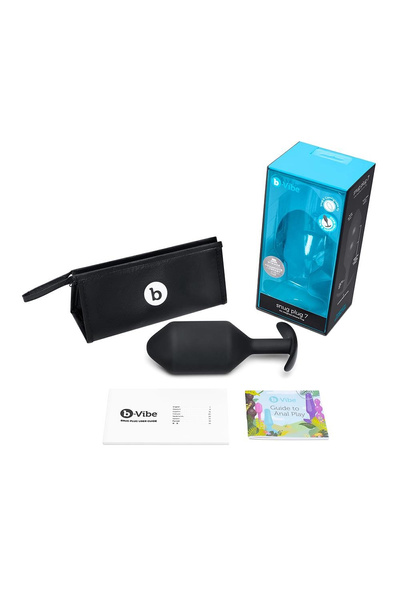 Анальний пробка Snug Plug 7 Black b-Vibe