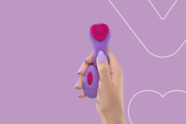 Інтимний масажер Heartgem фіолетовий FairyGasm