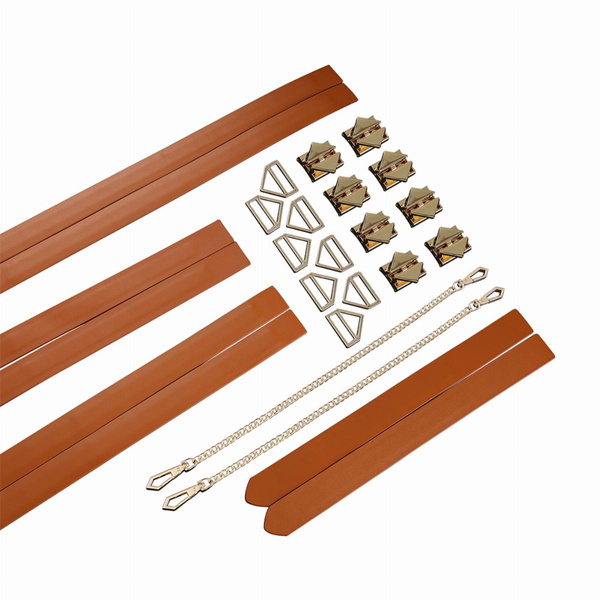 Zestaw Bdsm Bondage & Restraint Set Brown LOCKINK
