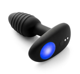 Interaktywny wibrujący korek analny Ohmibod Lumen Black Powered by KIIROO