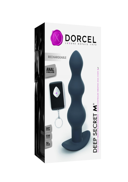 Wibrujące kulki analne Marc Dorcel Deep Secret M