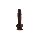 Shaft Silikonowe Dildo Model A 10.5 Inch Dong with Balls Mahogany