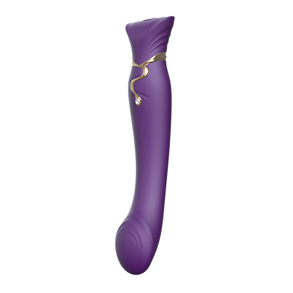 Pulsating G-Spot Vibrator Queen Twilight Purple Zalo
