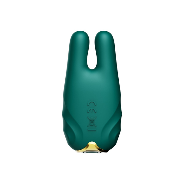 Vibrating Nipple Clamps Nave Turquoise Green Zalo