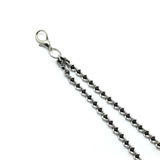 Klamerki Na Sutki Black Beads Chains & Nipple Clamps Liebe Seele