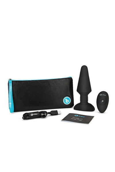 Korek Analny Symulator Rimmingu B-Vibe Rimming Plug Xl Black b-Vibe