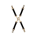 Set of Black Leather BDSM Accessories Upko Leather Kinky Tools Set Black UPKO