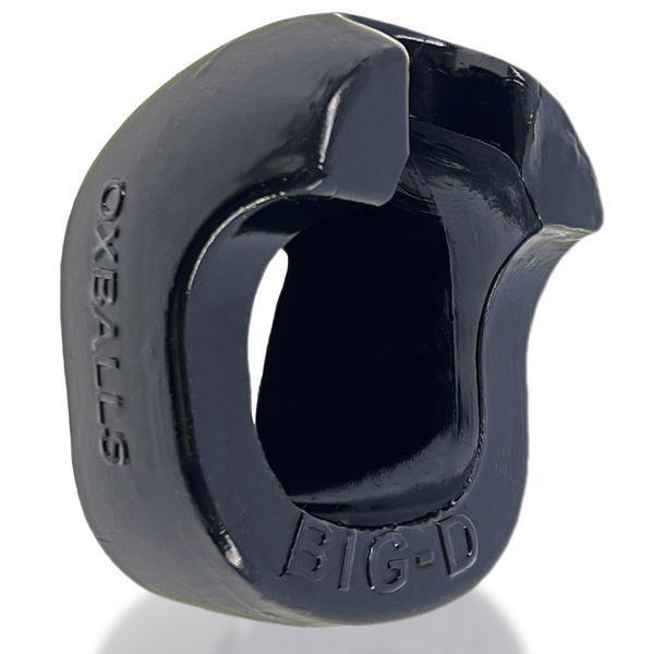 Big-D Shaft Grip Cockring Black Oxballs 