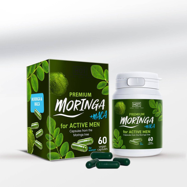 Добавка для чоловіків Premium Moringa Active Men Caps 60 Stk. Hot