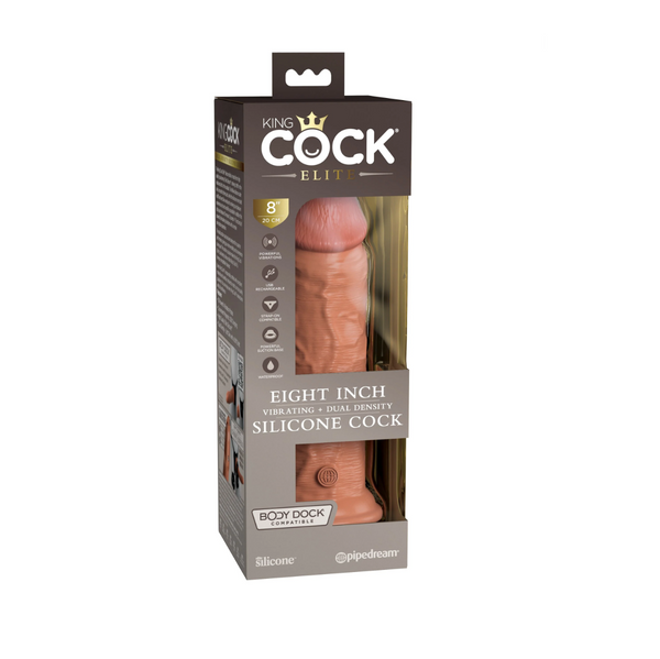Pipedream King Cock Elite Silicone Dual Density Cock 8