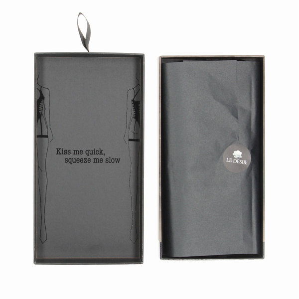 Боді Metis Xvl з підв'язками перехрещений виріз чорне Os Le Désir