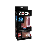 King Cock Dildo Plus 6.5" Triple Density Cock with Balls Tan