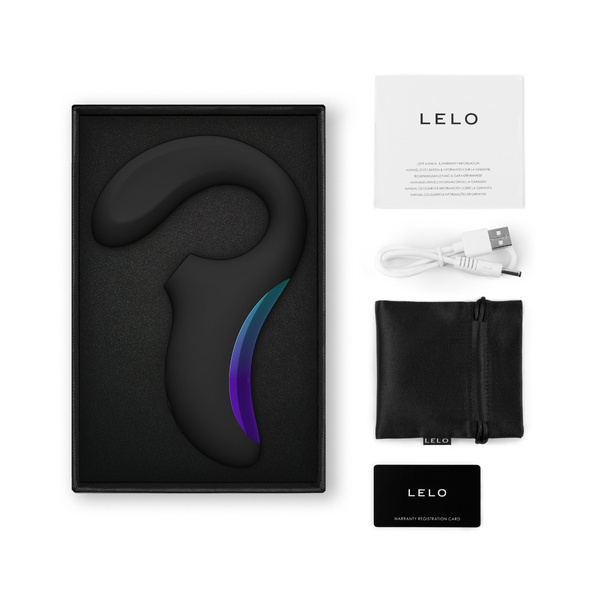 Потроєний вібратор Sonic Enigma Wave Black Lelo