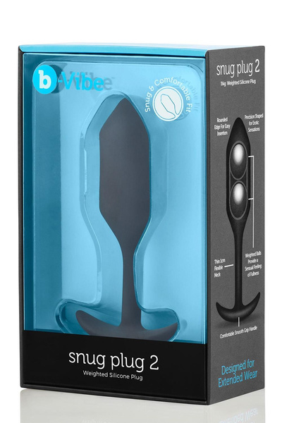 Анальний пробка Snug Plug 2 Black b-Vibe