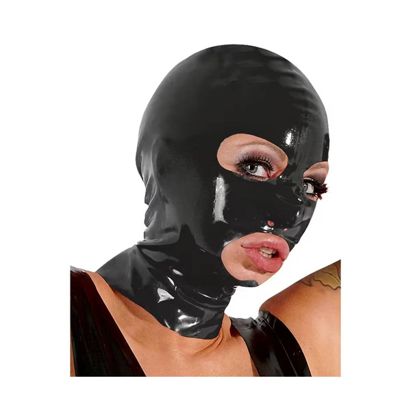Lateksowa maska unisex Mask black LateX
