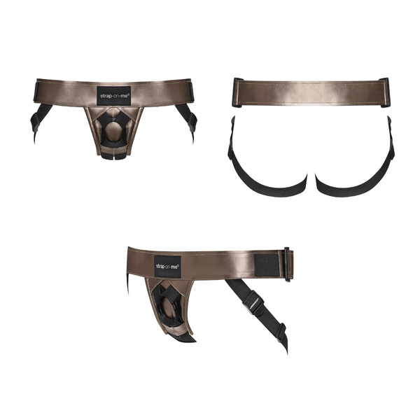 Strap-on-me Leatherette Harness Curious