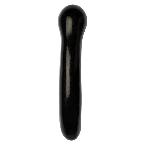 G-spot dildo made of black obsidian La Gemmes G Curve Black Obsidian
